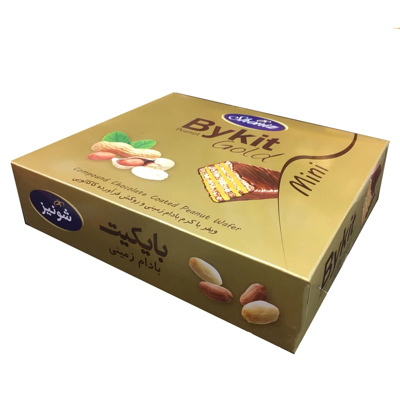 ویفر مینی بایکیت بادام زمینی طلایی شونیز 500 گرم